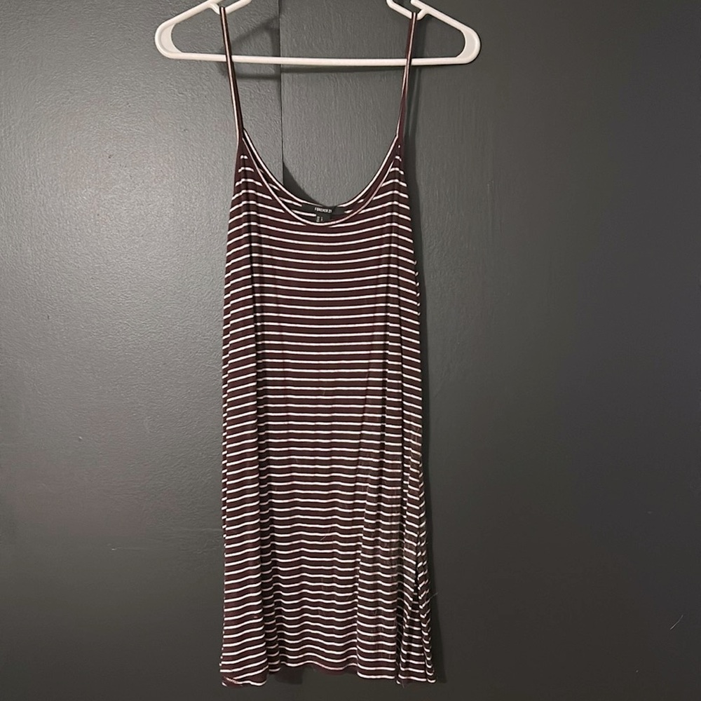 Forever 21 tank dress. Maroon color size large